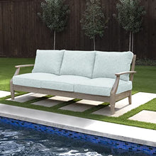Mozaic Home Griffen Outdoor/Indoor Cushion Set, 25 x 25 x 5, Blue 6 Count