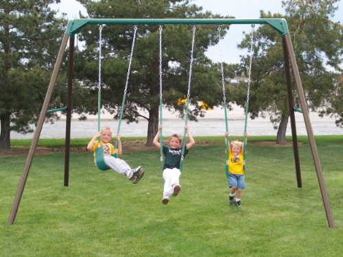Lifetime Metal Swing Set Earthtone