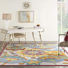 Nourison Home Aloha Multicolor 12' x 15' Area Rug - Easy Clean, Non Shedding, Bed Room, Living Room, Dining Room, Kitchen (12' x 15')