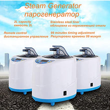 2L Portable Steam Sauna Spa Full Body Sauna Tent Portable Pot Sauna Bath Box Body Sauna Steam Cabin Home Spa with Foot Massage Board
