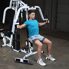 Body-Solid (EXM2500LPS) Multi-Station Home Gym Machine, Arm & Leg Strength Training Functional Exercise Workout Station White