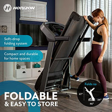 Horizon Fitness T101 Folding Treadmill Black