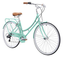 FIRTH SPORTS Nadine SE Women's Aluminum Step-Thru City Bike Green
