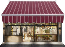 WZUOPG Manual Retractable Awning Door Window Awning Shelter Outdoor Canopy Home Deck Canopy with Manual Crank Handle（Frame Included ）