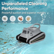 Cordless Robotic Pool Cleaner with 7800 mAh Battery, 2.6L Trash Box, Climbing Walls Function, for In-Ground Pools up to 1291 Sq.Ft (0.5-3m Depth)