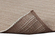 Benzara Handwoven Patio Leah 8x10 Indoor Outdoor Area Rug Brown