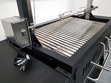 MCP Island Grills Outdoor Charcoal BBQ Santa Maria Rotisserie Grill Stainless Steel