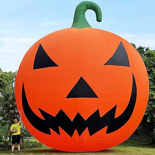 TKLoop Giant 20ft Premium Halloween Inflatable Pumpkin Decoration Orange