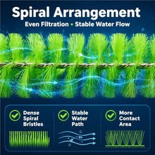 Jendfert 20 30 50 100 Pcs Fish Pond Filter Brushes,Koi Pond Filter