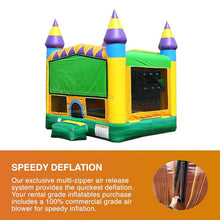 JumpOrange Commercial Grade Inflatable Jungle Zoo Bounce House 13'x13'