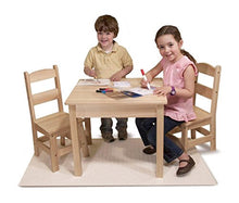 Melissa & Doug Wooden Toy Table and Chairs Set Multi Color