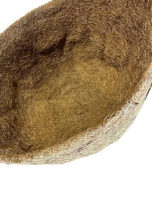 24in X 15in Round Molded Coco Fiber Liner for Hanging Basket Planter 8PK
