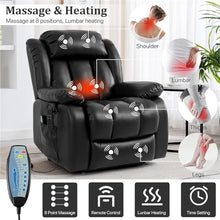 Dual Motor Power Lift Recliner with Heat Massage for Elderly Adults