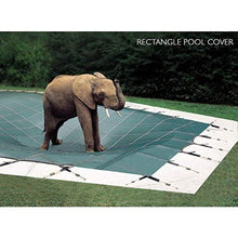 18' x 37' Grecian with 4' x 8' Center End Step Loop-Loc II Super Mesh In-Ground Pool Safety Cover