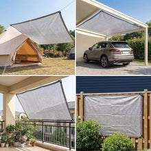 13x60 FT Aluminum Reflective Shade Cloth 95% Outdoor Sun Tarp