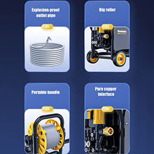 TREEYX High Pressure Washing Machine, 200Bar Adjustable Pressure High Pressure Washer Car Pressure Washer Foam Generator Water Gun