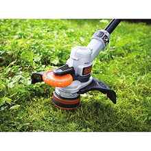 Black+Decker Cordless Grass Trimmer (Powercommand EasyFeed, 18 V 4.0 Ah, Battery and Charger Included, 30 cm Cutting Width, for Large Area) STC1840EPC