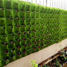 BBYYDS 9 Pockets Vertical Wall Hanging Planting Bags Garden Planter Non-Woven Fabrics Grow Flowerpot Balcony Decoration