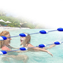 WLCGYD 3 6 9 12 18 29 30 39 Ft Pool Deep End Divider, Floating Pool Safety Rope with Hooks for Swimming Pools Divide, In-ground Pool Float Kit Rope Lanes(11m (36ft))