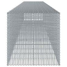 ZXQVLMRS Gabion Basket Galvanized Iron Retaining Wall Planter for Garden Landscaping, Heavy Duty Large Outdoor Wire Cage for Stone Filling, 33.5 x 39.4 x 39.4 Inch