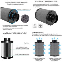 TopoLite Grow Tent Complete Kit Hydroponic System with LED800W Grow Light and 6" Carbon Filter White