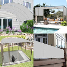 Light Gray Sun Shade Sail Rectangle 22x40 FT Waterproof Outdoor Sun Shade Sail 95% UV Block with Grommets for Patio Backyard Carport Garden