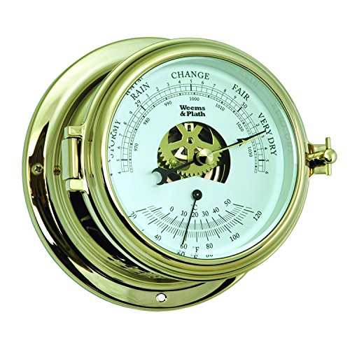 Weems and Plath Endurance II 115 Barometer/Thermometer Brass