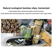 Wood Water Wheel Fountain Feng Shui Wheels Yard Decorative Outdoor,Garden Decoration Water Feature with Bamboo Tube and Water Pump, Rustic Ornamental Waterfall Fountain for Outdoor Garden Patio Back