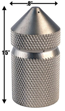 Sewer Jetter Hose & 4 Nozzles 3/8in.x 300ft. 4400 PSI & 9.0 Orifice Stainless Steel DLX Thruster Flusher Degreaser Spinner