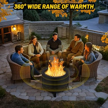 Takywep Portable Smokeless Fire Pit, 26 Inch Carbon Steel Outdoor Fireplace with Ash Tray & Fire Poker, Outdoor Bonfire Bowl for Backyard Camping BBQ