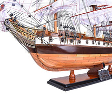 Old Modern Handicrafts USS Constellation Ship Model Red