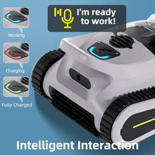 Miuedo Seauto Cordless Robotic Pool Cleaner Grey Black