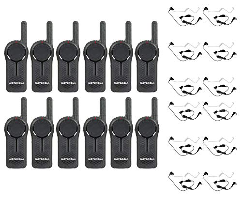 SR-Moto DLR1060 6 Channel Digital 900 MHz Business Radio with HKLN4601 Headset (12 Pack)