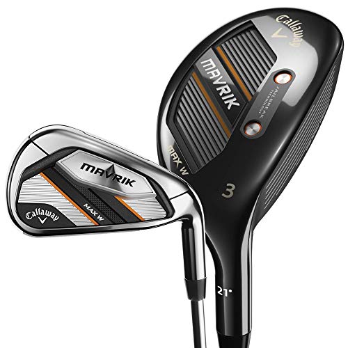Callaway Women's Mavrik Hybrid Iron Combo Set 2020 (8 Clubs, Right Hand, Graphite)