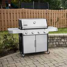 Weber® Genesis S-415 Gas Grill, Propane Grill, Stainless Steel BBQ Grill