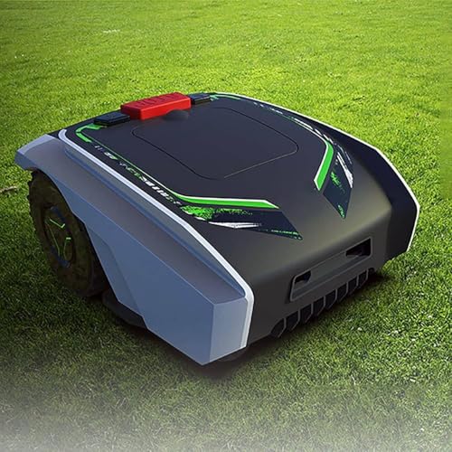 ZIXIAOS Robot Lawn Mower for Home and Garden with GPS Route Planning, Cuts up to 1,500 M², Cutting Width 19 Cm, Height 20-55 Mm, Capacity of Multiple Zones, Self-Charging