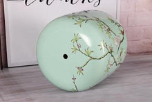JOYNOW Ceramic Garden Stool Decorative Garden Stools Ceramic Stool American Country Rustic Style Bedroom Living Room Study Decorative Vanity Stool Shoe Changing Stool Garden Stool Ceramic