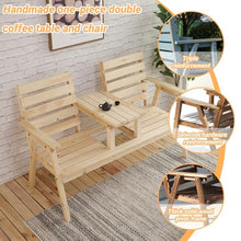 HYUIO Outdoor Garden Bench Heavy Duty Terrace Comfortable Bench Patio Seating Park Seat Chair Load-Bearing Capacity for Patio Park Commercial Use(Carbonized Brown)
