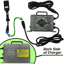 PowerStar 48V LiFePO4 Golf Cart Battery Replacement with Charger Black