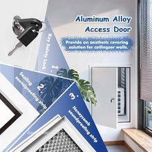 Access Panel for Drywall 36"x36" Vent Systems, Wall and Ceiling Access Doors, White Fuse Box Cover Cabinet, Electrical Plumbing Cover Plate(36x32in/91x81cm)