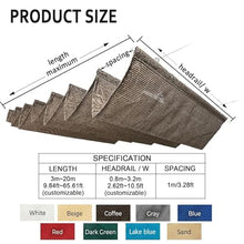 Retractable Roman Sail Shade,Slide Wire Wave Shade Sail Sun Shade Sail UV Resistant Sun Protection Wave Canopy Cover with Mounting Kit for Pergola,Porch,Terrace Garden(W2.4*L18m/W7.87*L59.05ft)