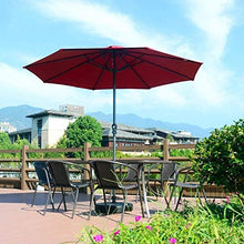 YYBOES Outdoor Garden Parasols Parasols 9' Patio/Garden Umbrella With Crank, Perfect For Outdoor Yard, Beach Commercial Event Market, Camping, Swimming Pool Side good