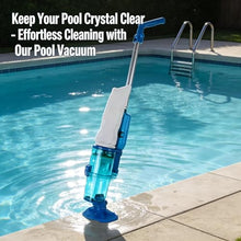 zcjysqav Cordless Pool Vac, Adjustable Flow, Clear Brush, Strong Suction - Inground/Above Ground