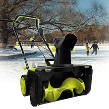 Brush‑Less Motor Snow Blower,Built‑in Dual Bright Head‑Lamps 4Batteries