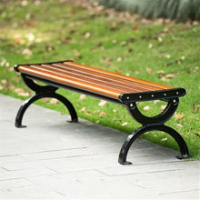 VHDY85KA Park Aluminum Outdoor Park Bench Outdoor Leisure Backless Bench Entryway(Small)