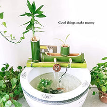 Water Features for The Garden Solar Powered Bird Bath Water Feature Pumping Machine Bamboo Fountain This is A for Friends,Good for Health,Cool in Summer and Warm in Winter,85Cm