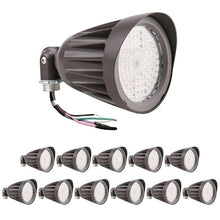 LED Bullet Spotlight Flood Light 25W, 3CCT Selectable Landscape Spotlight