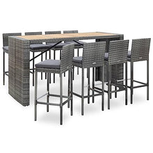 AMBERARD Bar Set Grey Furniture Set