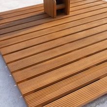 Cambridge Casual Dussi Teak Wood Outdoor Freestanding Pool Shower, Teak Wood, Adjustable Outdoor Head Rain Shower, Perfect for Pool, Beach, and Backyard
