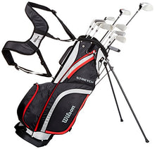 WILSON Beginner Golf Set Stretch XL Black/Grey/Red